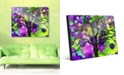 Creative Gallery Mystic Orb Tree on Purple Abstract 16" x 20" Acrylic Wall Art Print